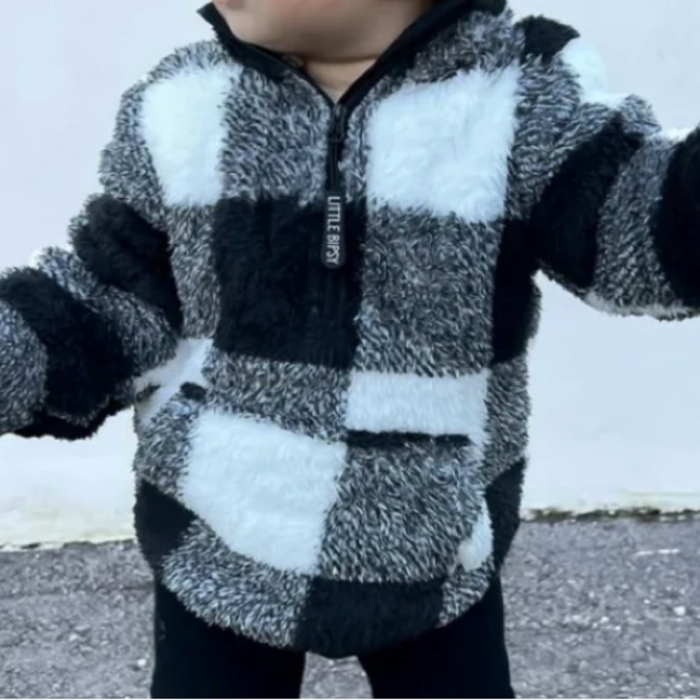 Little Bipsy Checkered Top